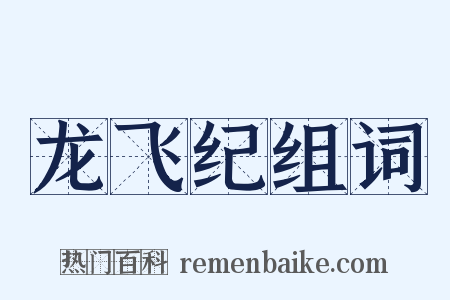 龙飞纪组词是什么意思的图片